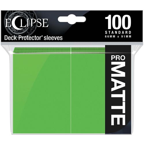 Deck Protector Sleeves: Eclipse Matte - Lime Green (100)