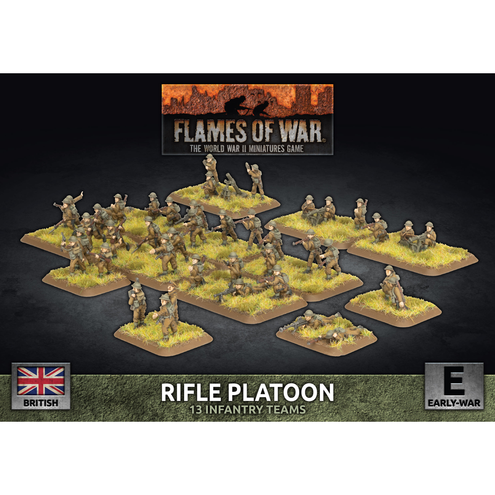 Flames of War WW2: British - Rifle Platoon