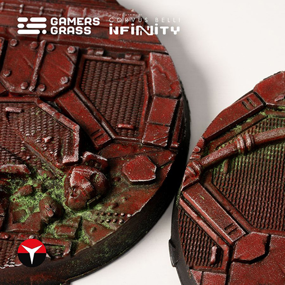 Battle Ready Bases: Nomad Crew Deck - Round 55mm (2)
