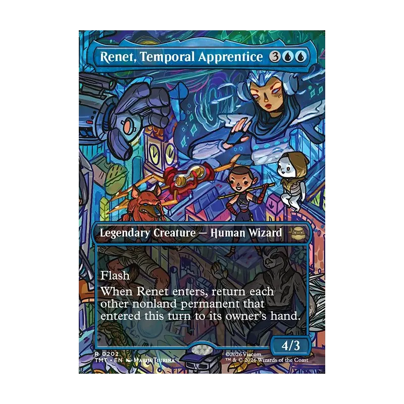 Renet, Temporal Apprentice (Borderless) - Teenage Mutant Ninja Turtles (Near Mint)