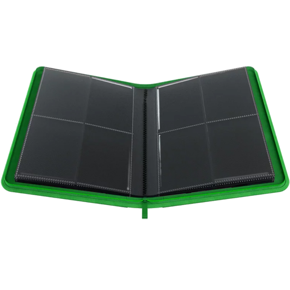 8-Pocket Zip-Up Album: Green