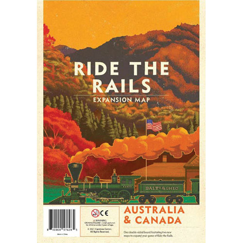 Ride the Rails: Australia & Canada Expansion Map (Last Chance)