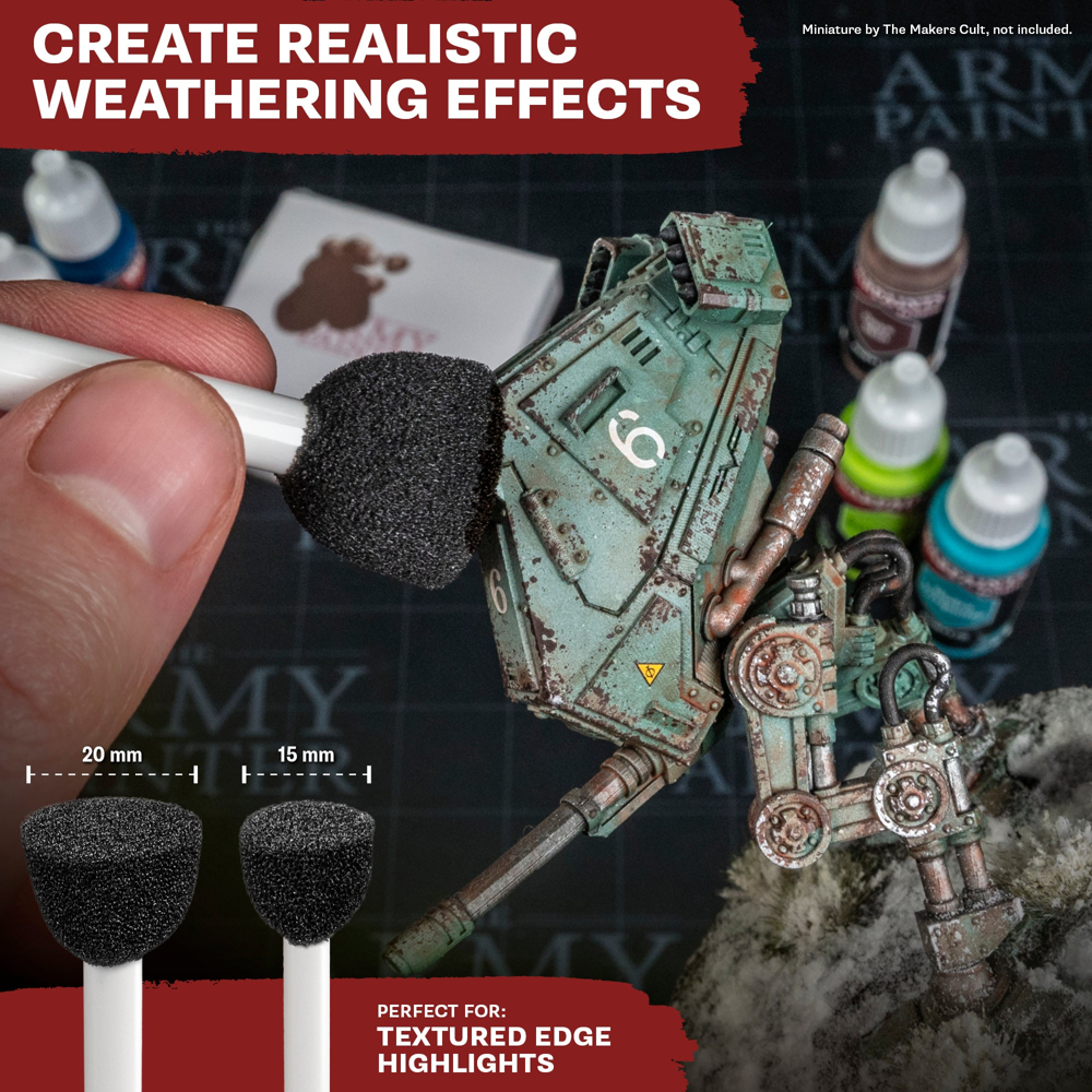 Army Painter Brush: Miniature Chipping Brush Set