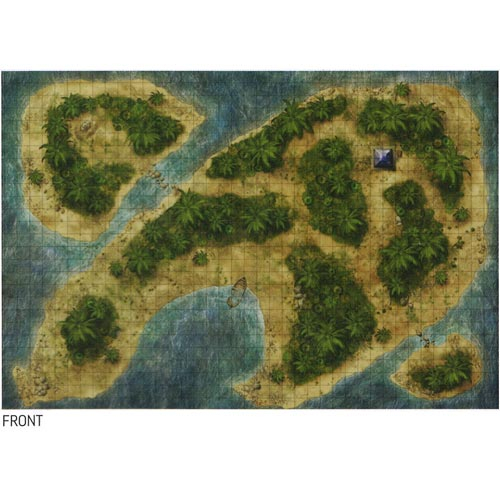 Pathfinder 2E RPG: Flip-Mat - Bigger Island