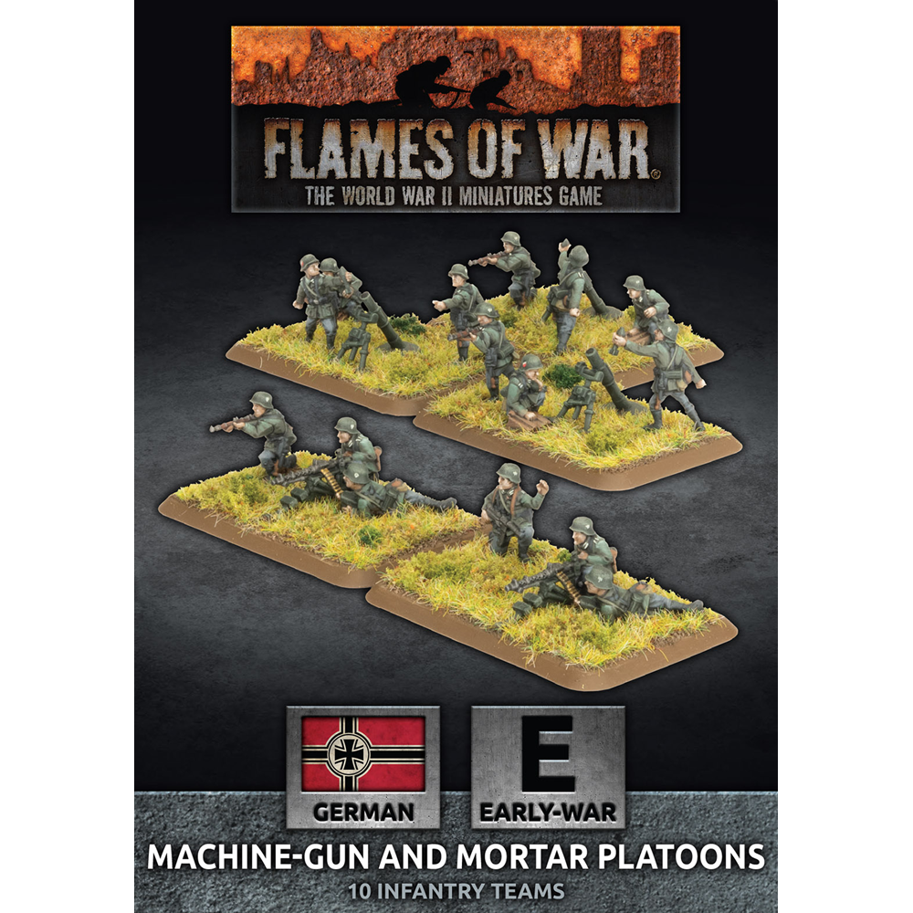 Flames of War WW2: German - Machine-Gun & Mortar Platoons
