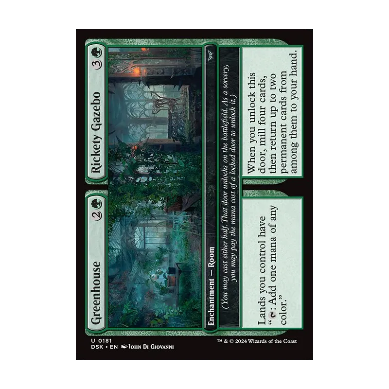 Greenhouse // Rickety Gazebo - Duskmourn: House of Horror (Foil Near Mint)
