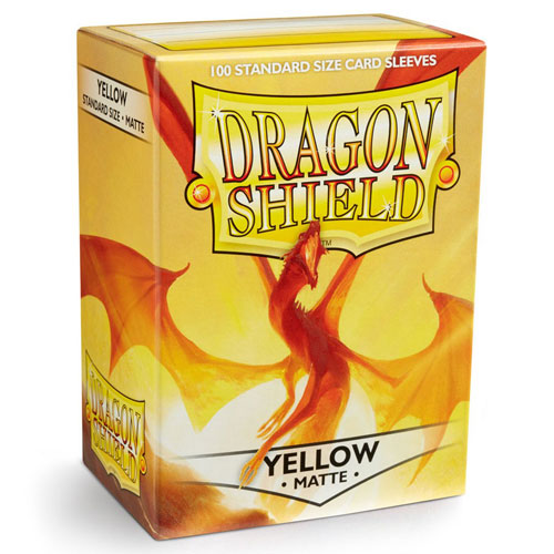 Dragon Shield Sleeves: Matte - Yellow (100)