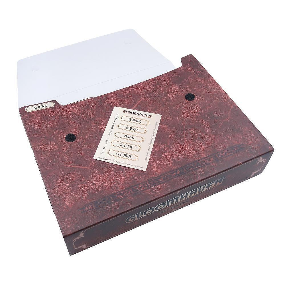 Box Insert Folder: Gloomhaven Map Archive