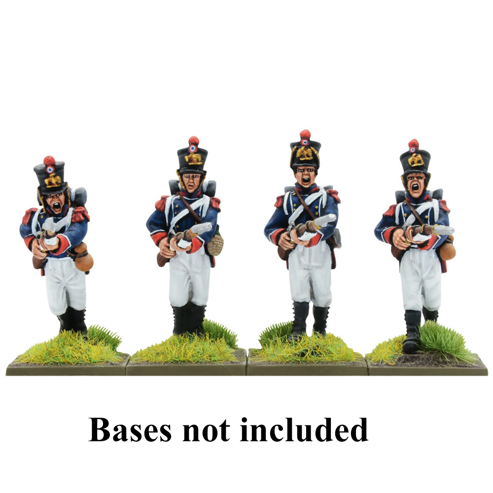 Black Powder Napoleonic Wars: French Young Guard Voltigeurs/Tirailleurs Advancing