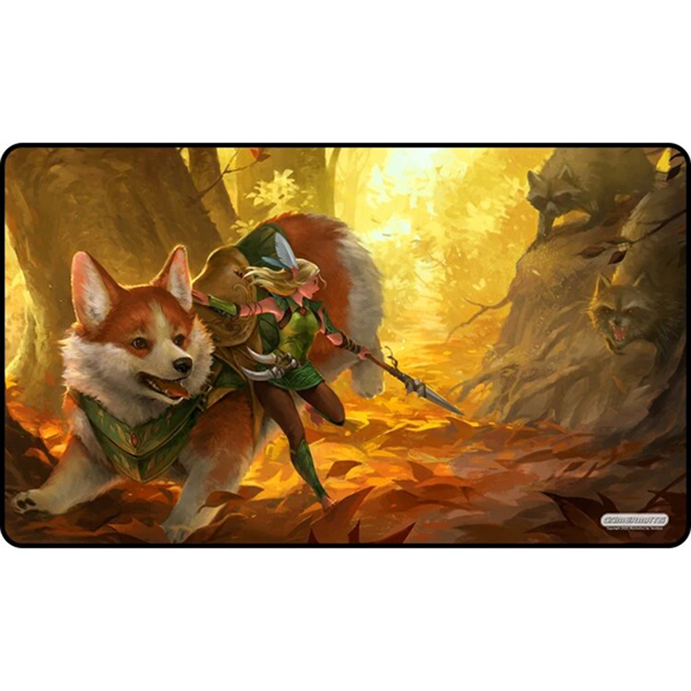 GamerMats Playmat: Corgi & Elf