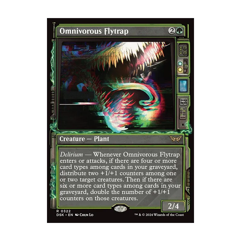 Omnivorous Flytrap (Showcase) - Duskmourn: House of Horror (Near Mint)