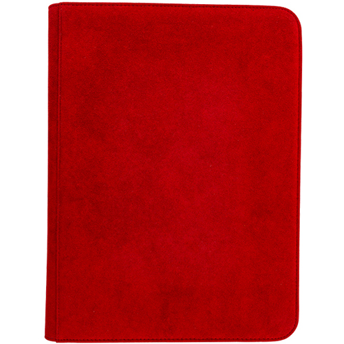 Vivid 9-Pocket Pro-Binder Deluxe: Red (Clearance)