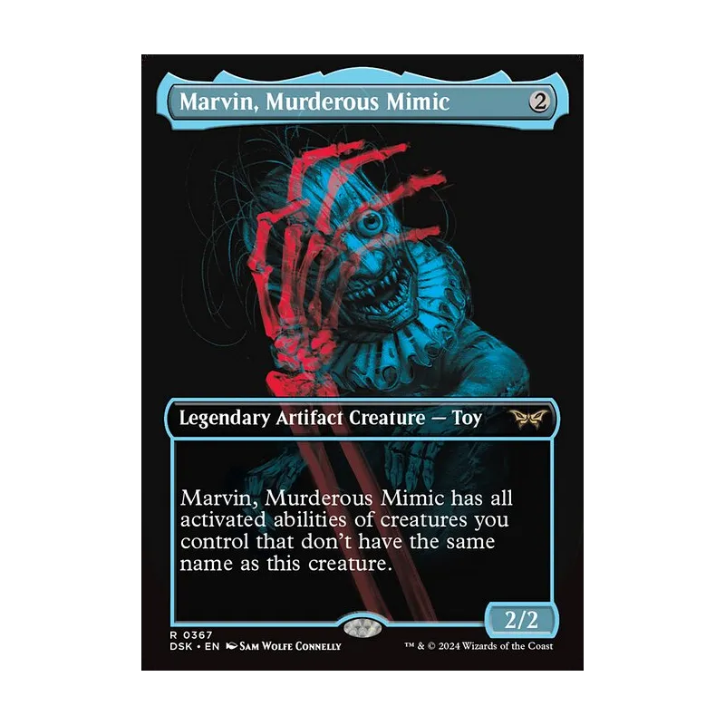 Marvin, Murderous Mimic (Showcase) - Duskmourn: House of Horror (Near Mint)