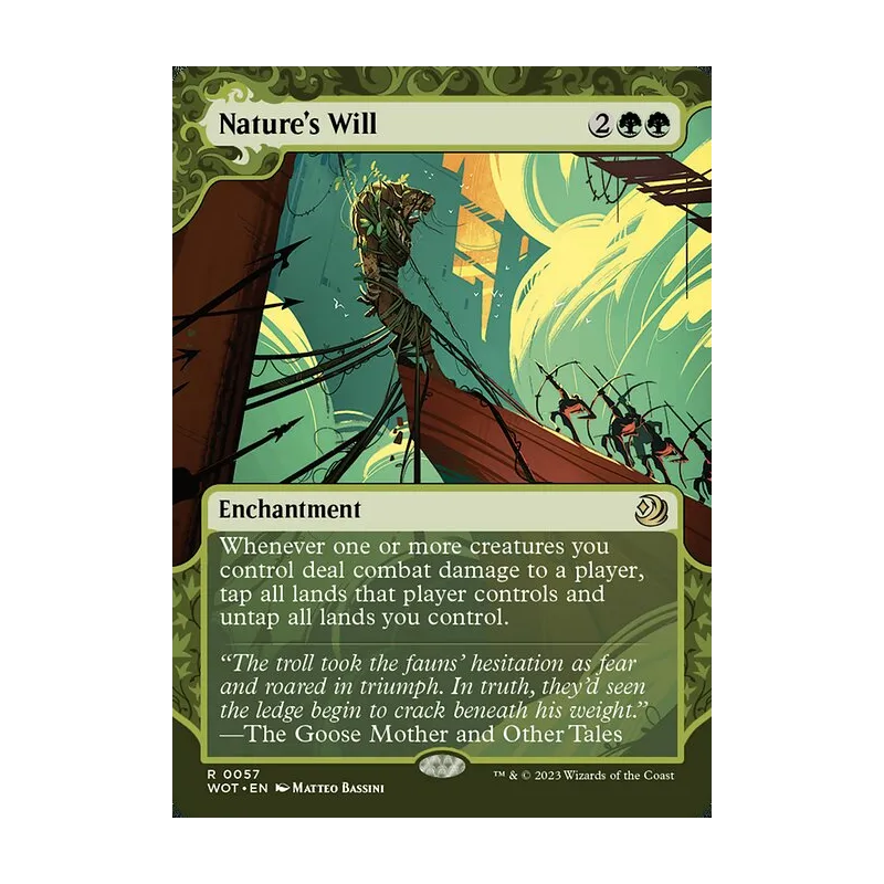 Nature's Will - Wilds of Eldraine: Enchanting Tales (Near Mint)