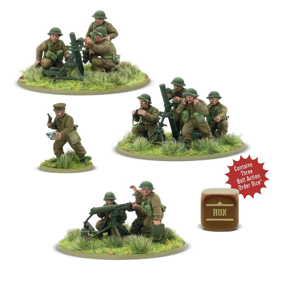 Bolt Action: British Heavy Weapons Platoon (New Arrival)