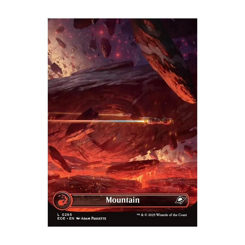 Mountain (0265) (Borderless) - Edge of Eternities (Near Mint)
