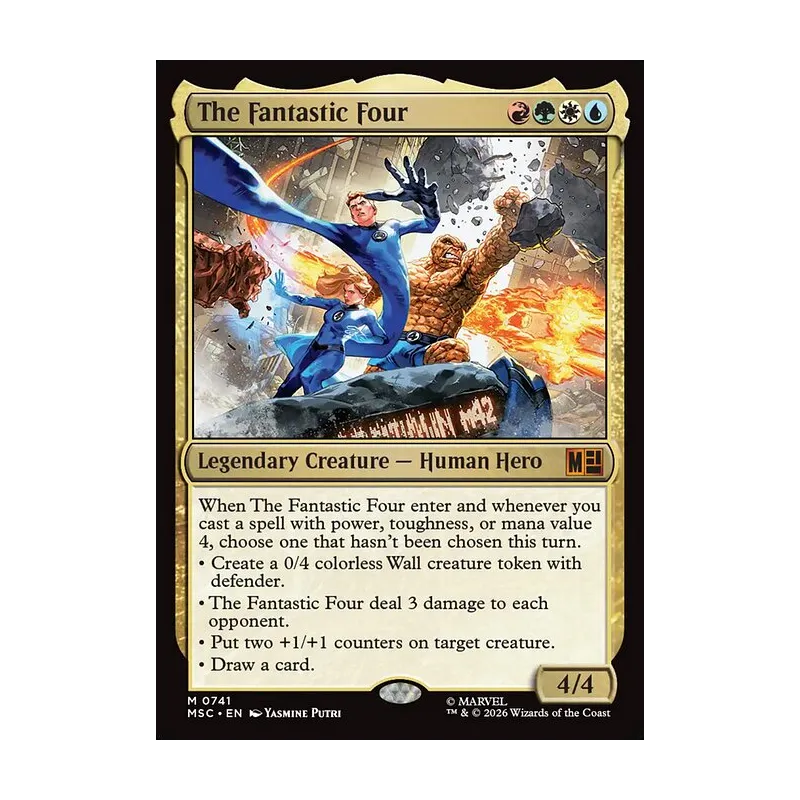 The Fantastic Four - Marvel Super Heroes Commander (Near Mint)