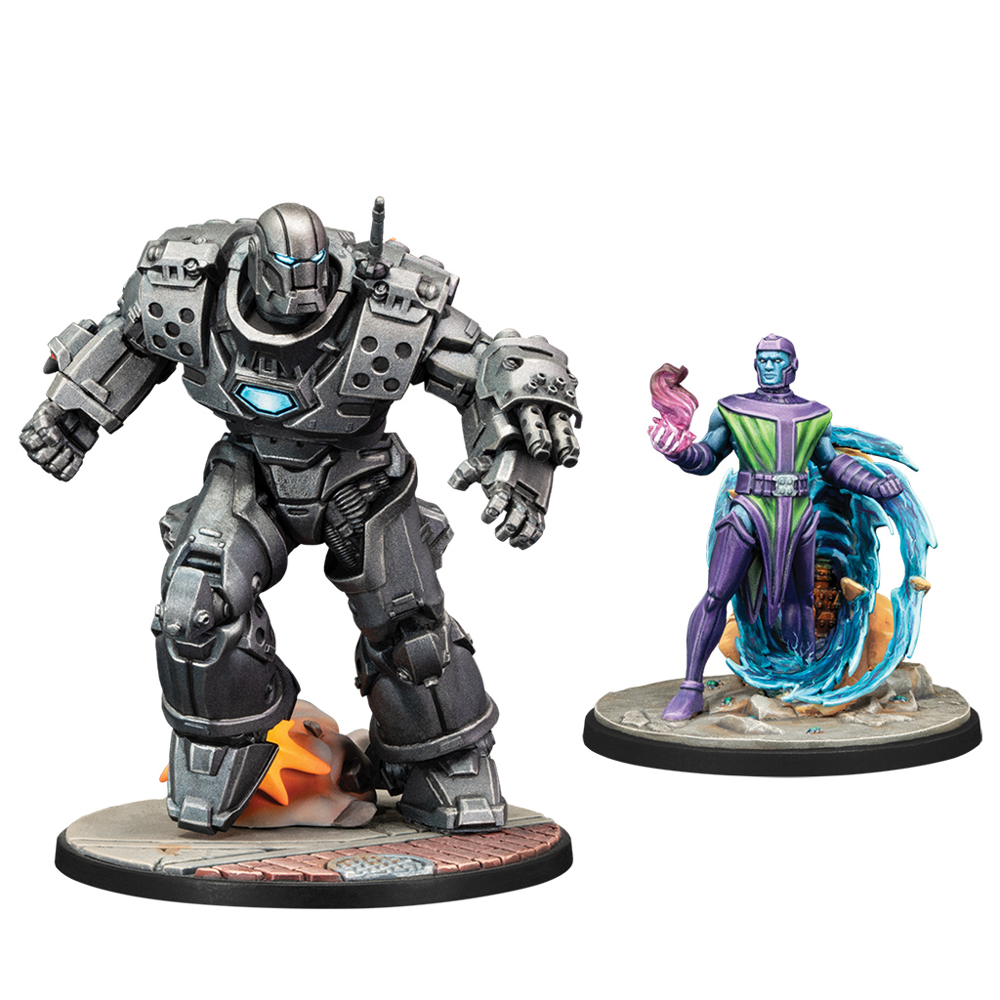 Marvel Crisis Protocol: Iron Lad, Iron Monger, Kang, & Rescue
