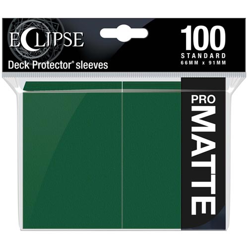 Deck Protector Sleeves: Eclipse Matte - Forest Green (100)