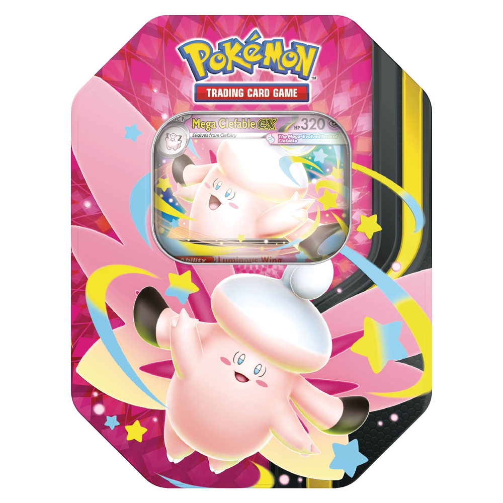 Pokemon TCG: Mega Moonlit Tin - Clefable ex