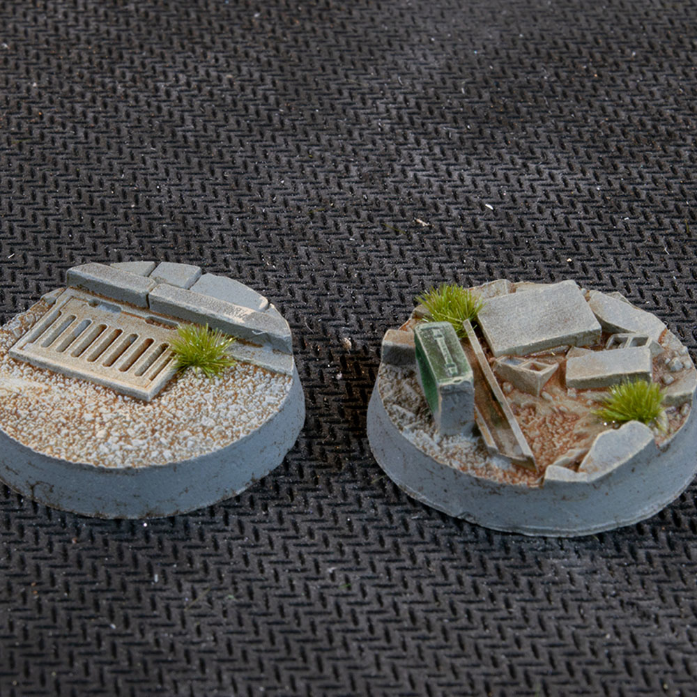 Battle Ready Bases: Urban Warfare - Round 25mm (10)