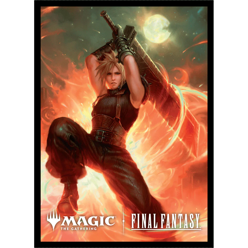MtG Sleeves: Final Fantasy - Cloud, Ex-SOLDIER (Commander) (100)