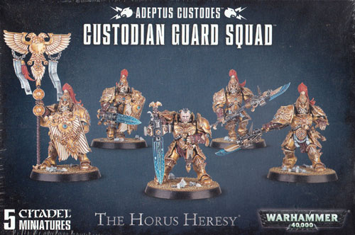 Warhammer 40K: Adeptus Custodes - Custodian Guard Squad