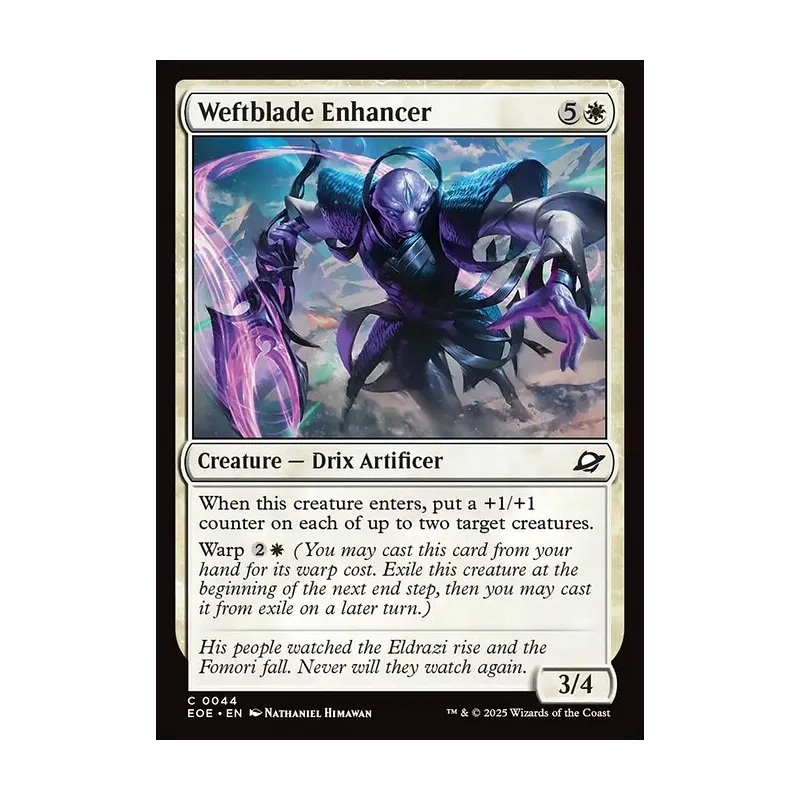 Weftblade Enhancer - Edge of Eternities (Near Mint)
