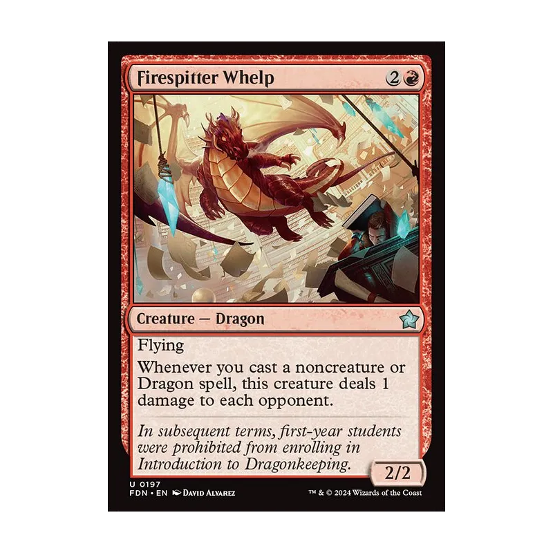 Firespitter Whelp - Foundations (Near Mint)