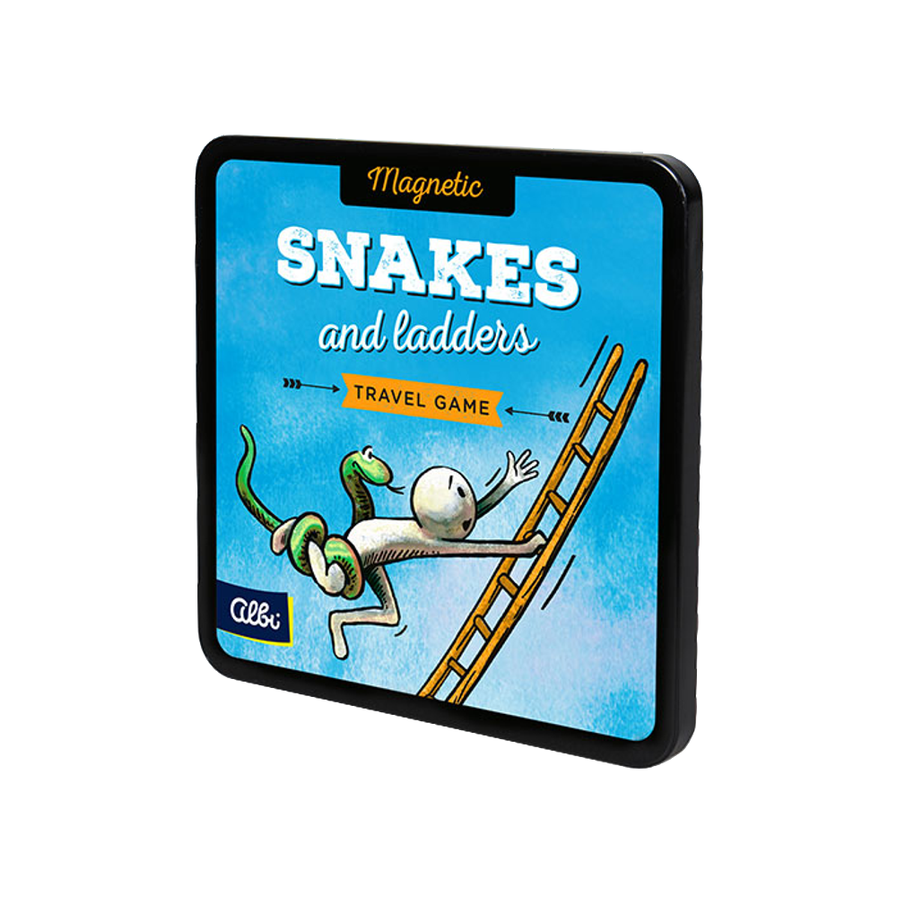 Magnetic Travel Games: Snakes & Ladders (Preorder)