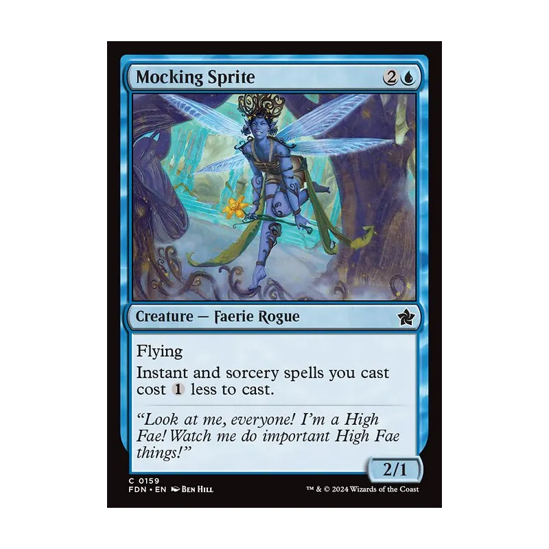 Mocking Sprite - Foundations (Foil Near Mint)