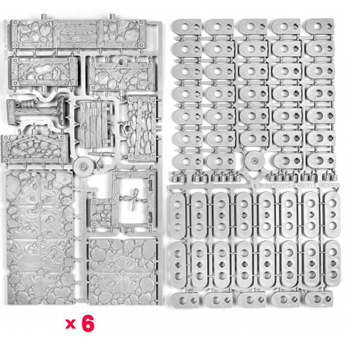 Dungeons & Lasers: Dwarven Mine Half-Height Walls