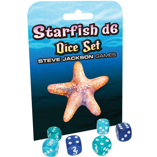 Starfish d6 Dice Set (6)