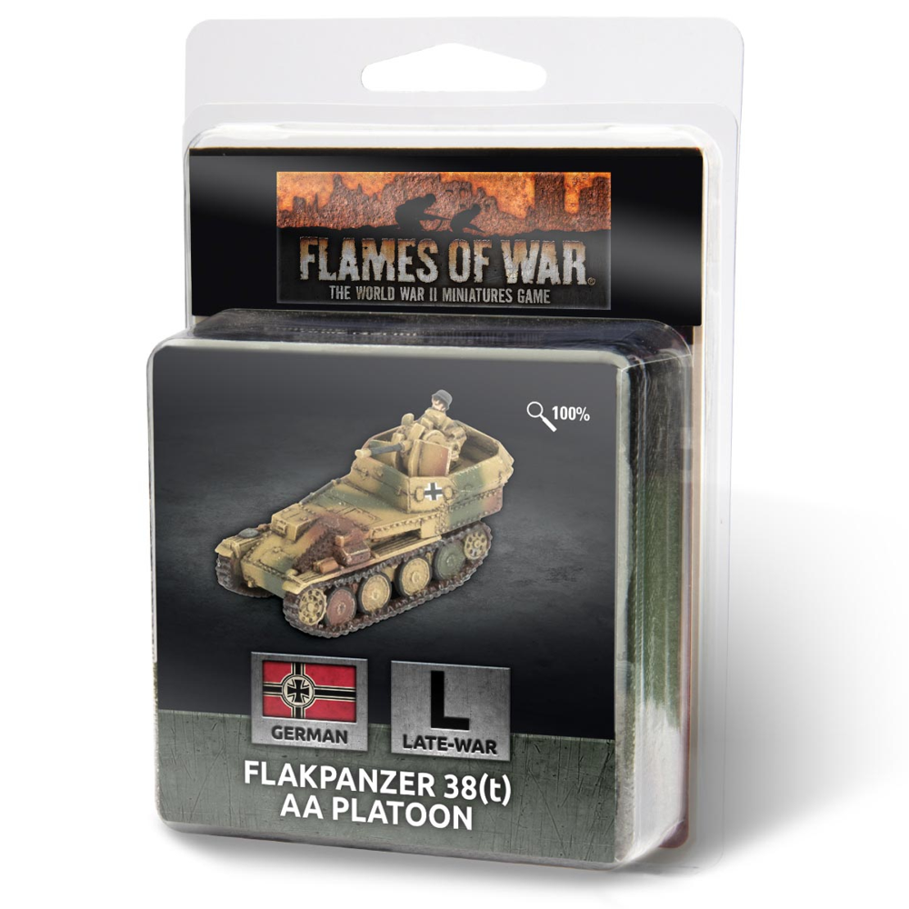 Flames of War WW2: German - Flakpanzer 38(t) AA Platoon