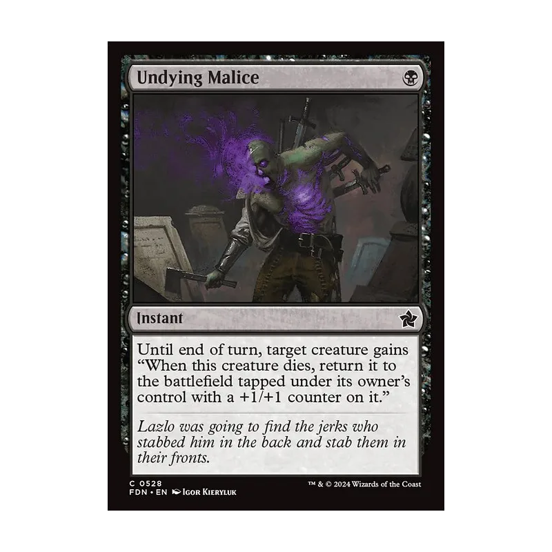 Undying Malice - Foundations (Near Mint)