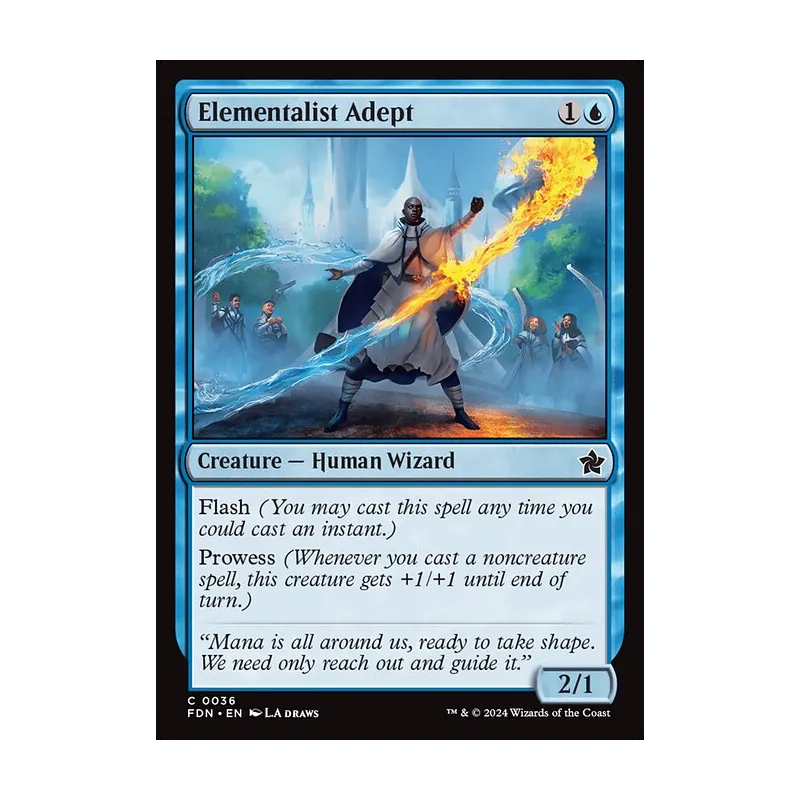 Elementalist Adept - Foundations (Near Mint)