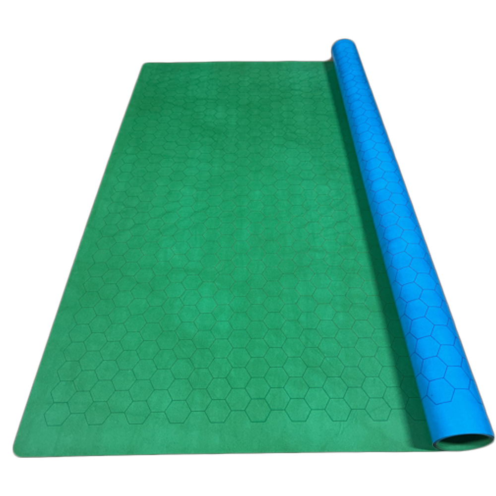 Reversible Megamat: 1-inch Hex - Blue/Green (34.5 x 48in)