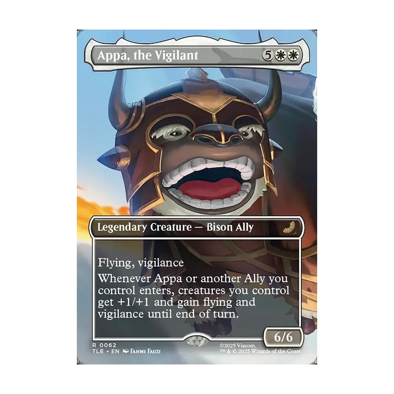 Appa, the Vigilant (Borderless) - Avatar: The Last Airbender Eternal (Near Mint)