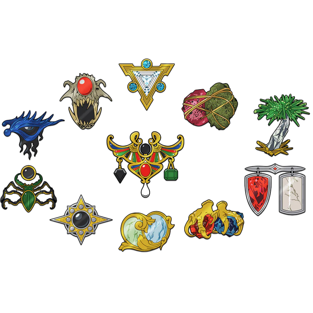 MtG Augmented Reality Pins: Dan Frazier Signets Combo, Limited Edition (Enemy & Allied Sets)
