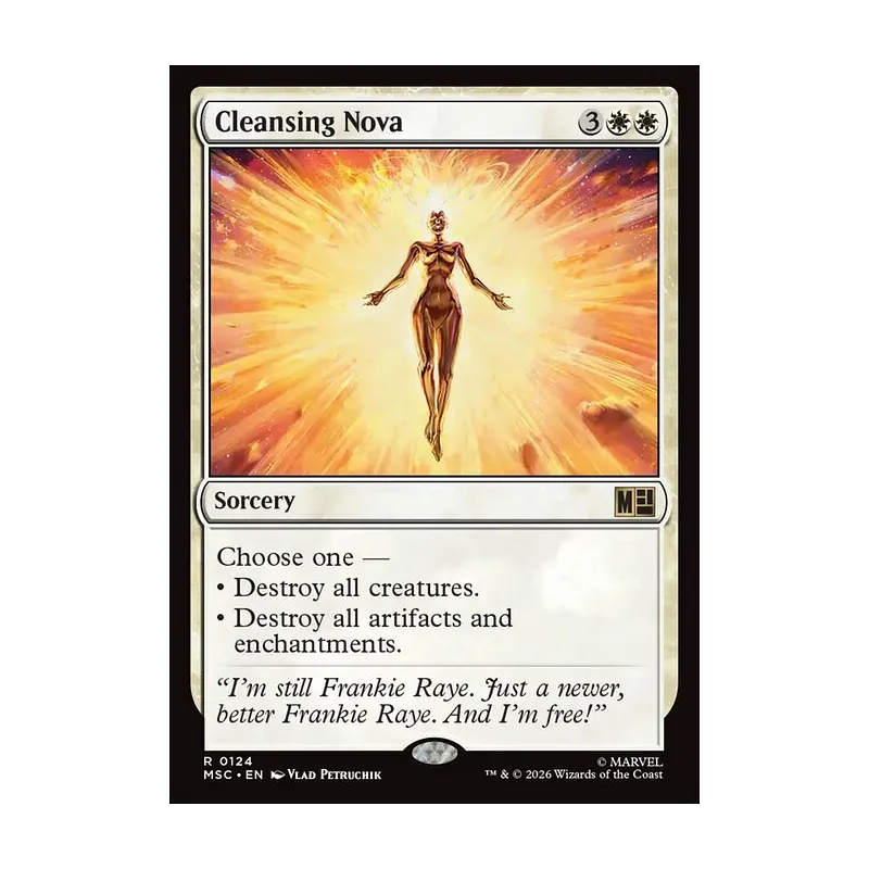 Cleansing Nova - Marvel Super Heroes Commander (Near Mint)