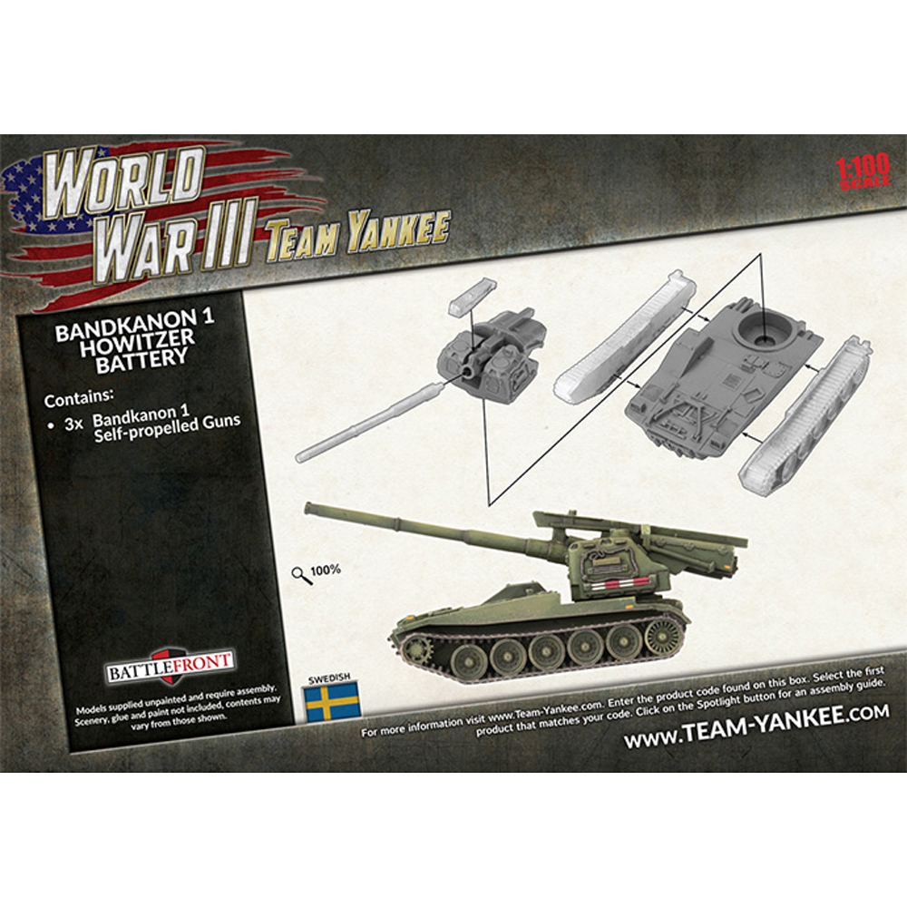 WWIII Team Yankee: Swedish - Bandkanon 1 Howitzer Battery (Last Chance)