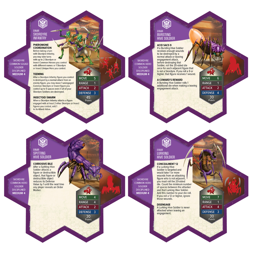 Heroscape: Age of Annihilation - Skordyre Soldiers Army Expansion (Unpainted)