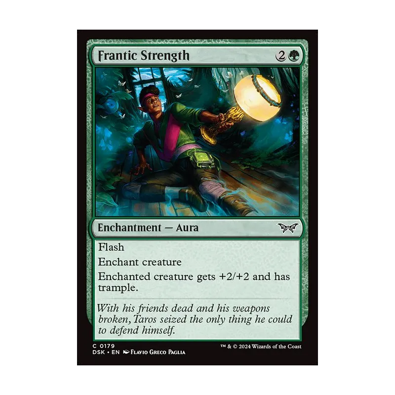 Frantic Strength - Duskmourn: House of Horror (Foil Near Mint)