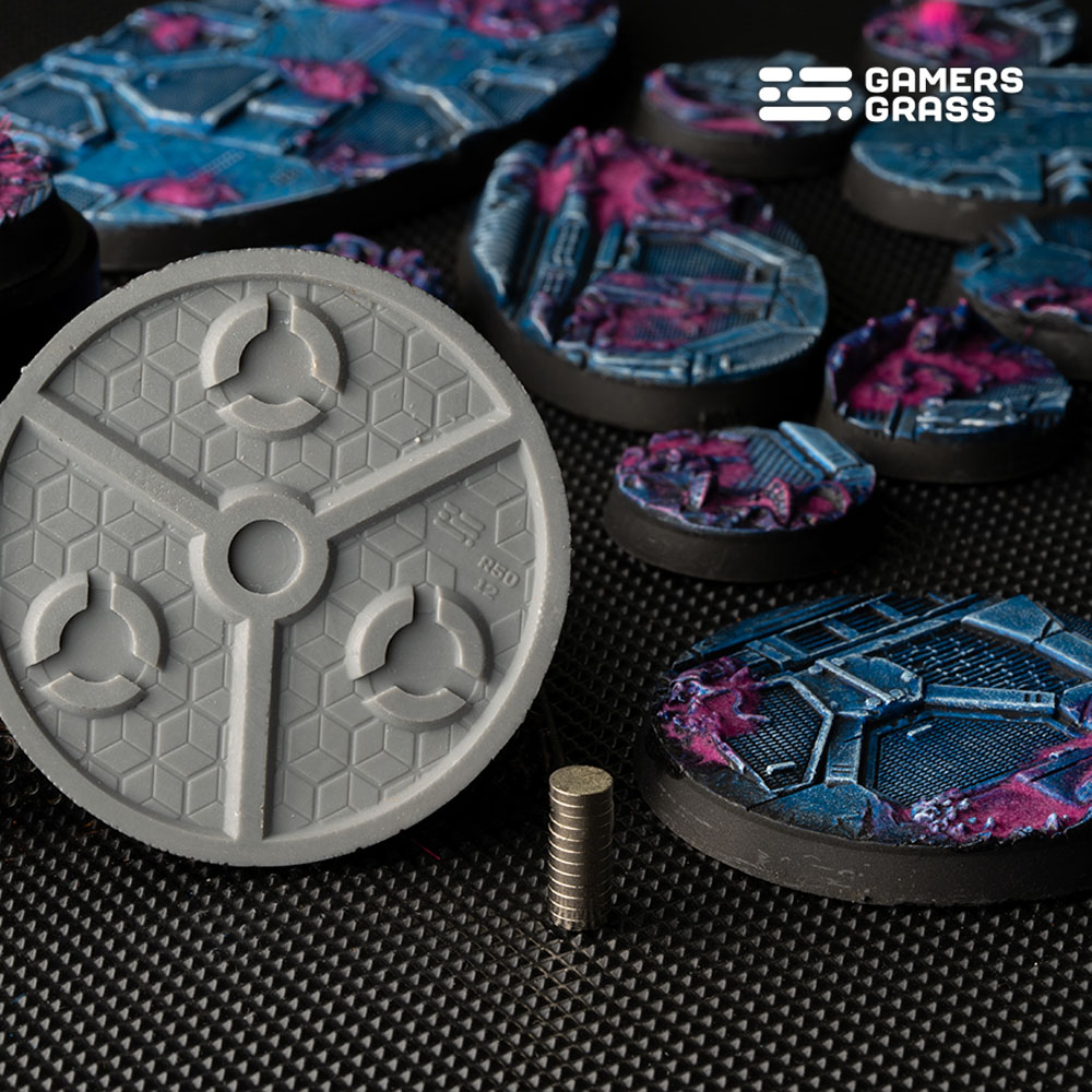 Battle Ready Bases: Alien Infestation - Round 50mm (3)