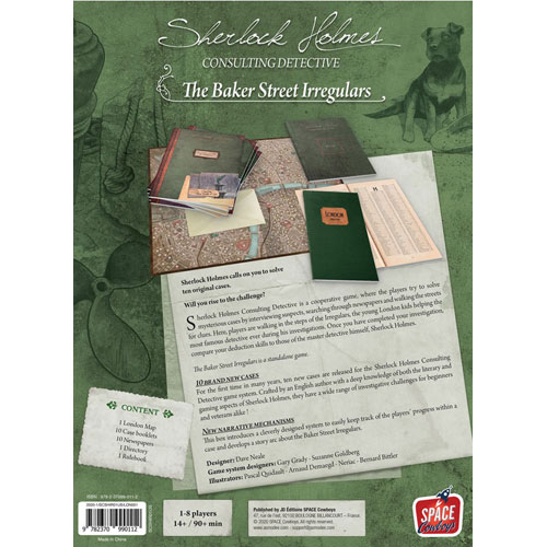 Sherlock Holmes Consulting Detective: Baker Street Irregulars