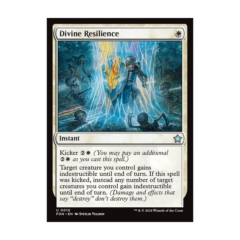 Divine Resilience - Foundations (Foil Near Mint)