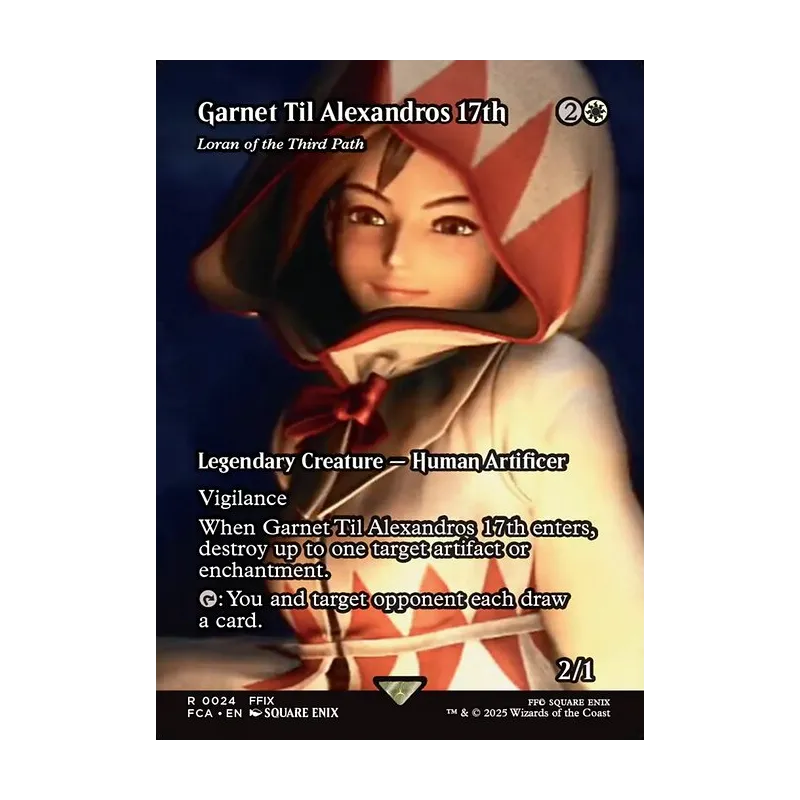 Garnet Til Alexandros 17th / Loran of the Third Path (Showcase) - Final Fantasy: Through the Ages (Near Mint)