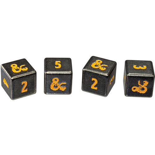 D&D Heavy Metal d6 Set: Realmspace (4) (Clearance)