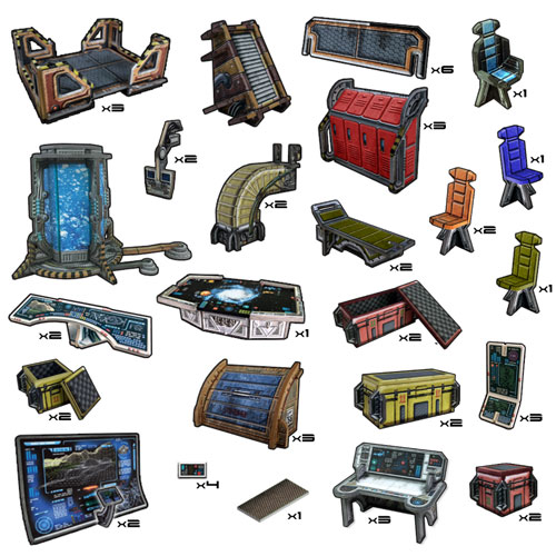 Battle Systems Terrain: Galactic Core Set