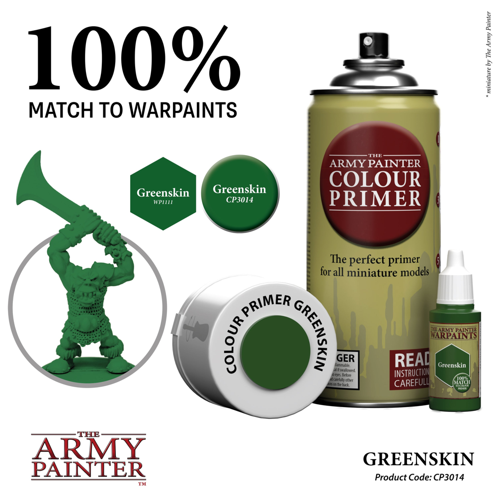 Army Painter Color Primer: Greenskin (400ml)